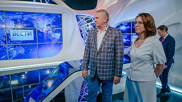 Открытие нового цифрового аппаратно-студийного комплекса ГТРК «Оренбург»